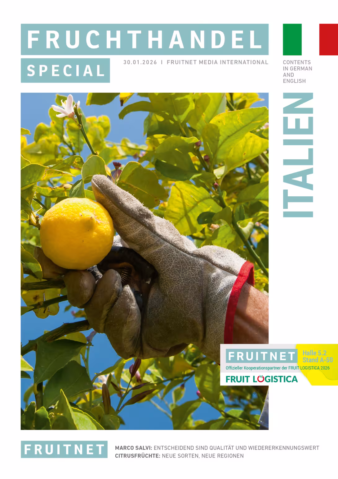 Titelseite 2026 des Länderspecials Italien