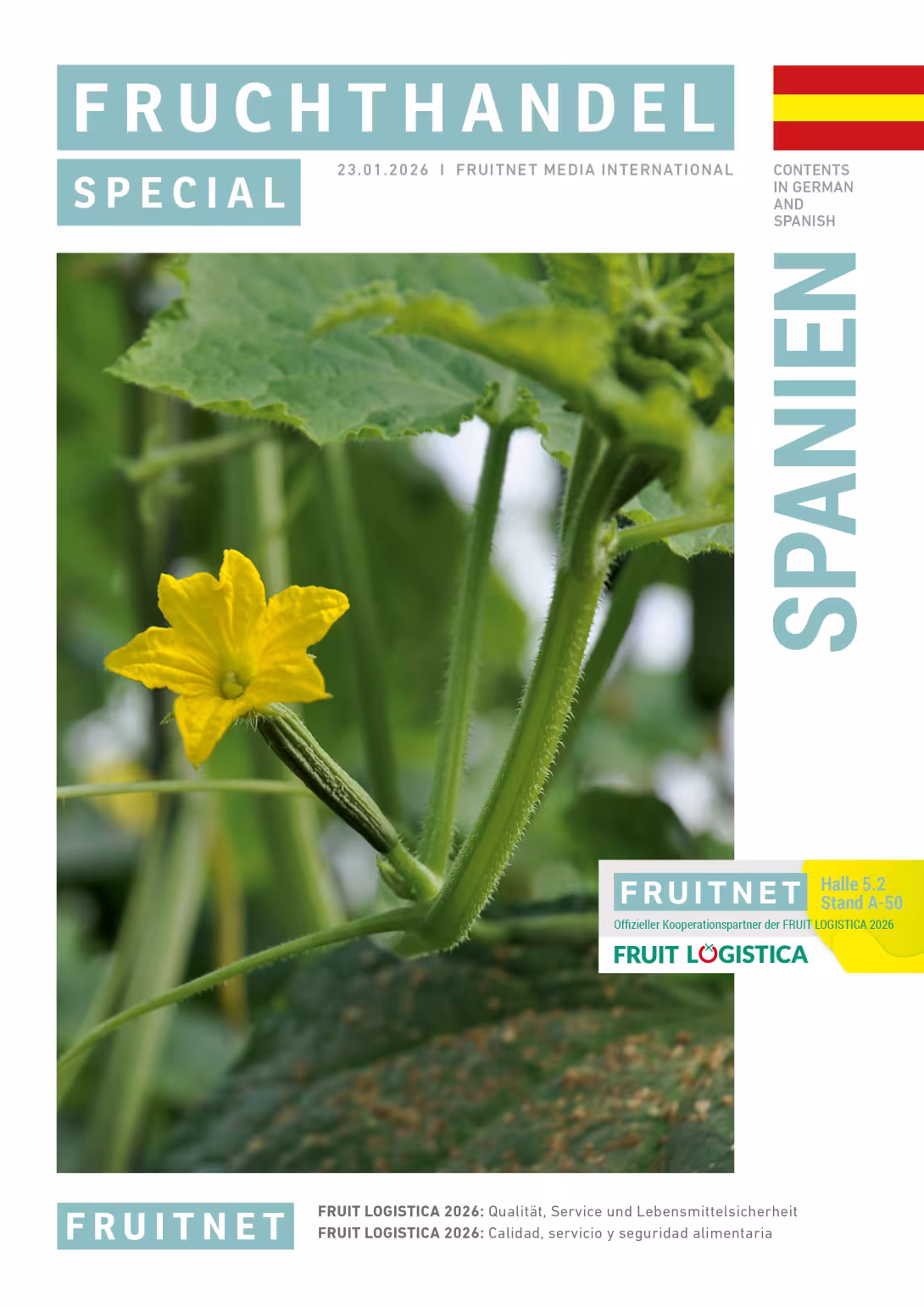 Titelseite 2026 des Länderspecials Spanien