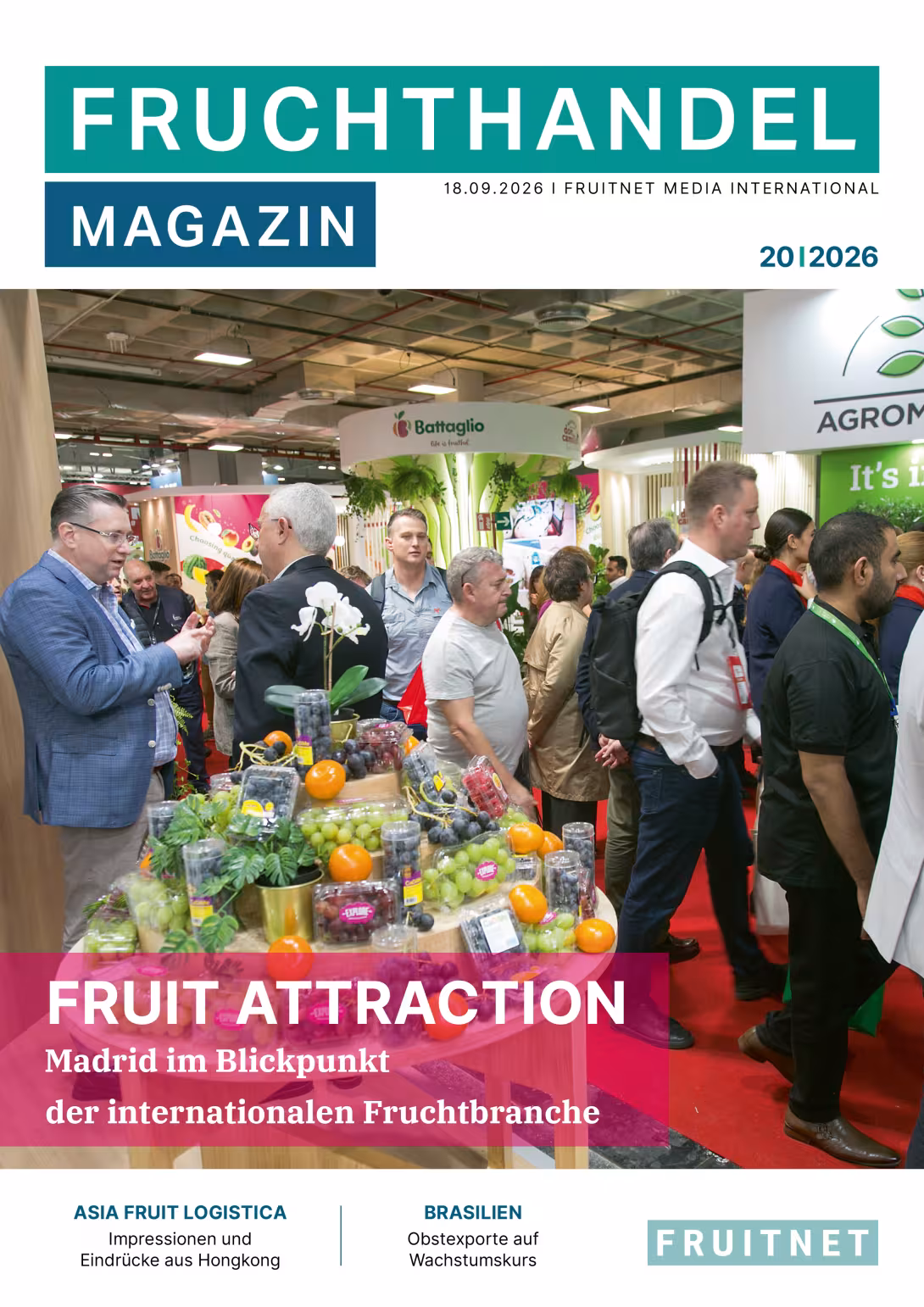 Titelbild der Ausgabe 20/26 des Fruchthandel Magazins